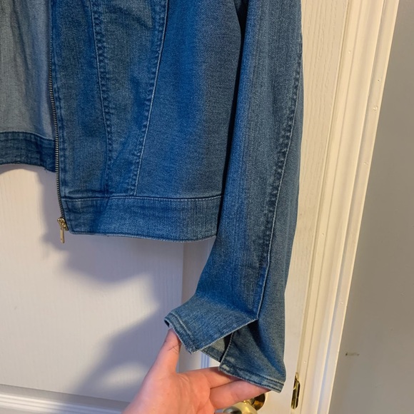 Bianca Nygard 2X Cropped Jean Jacket - Picture 4 of 7